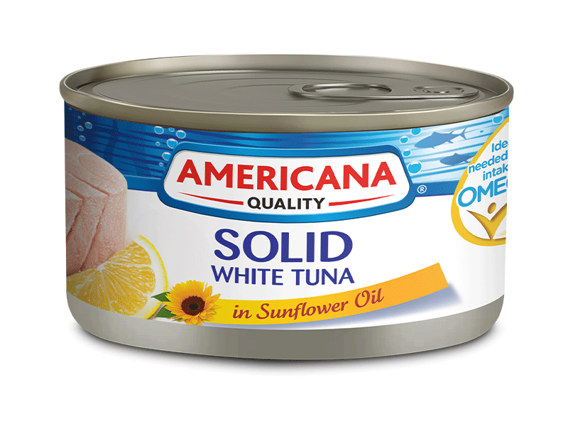 White Solid Tuna in Sunflower Oil