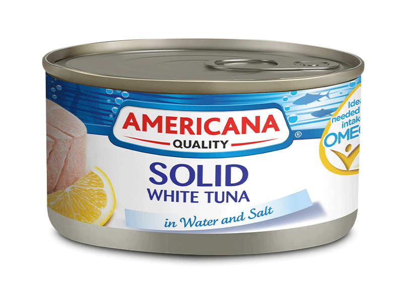 White Solid Tuna in Water & Salt