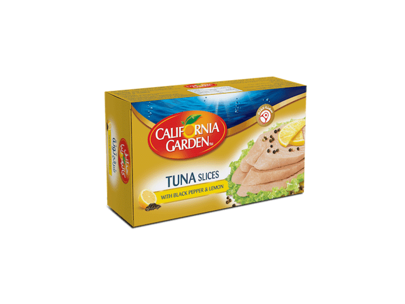 Tuna Slices with Black Pepper & Lemon
