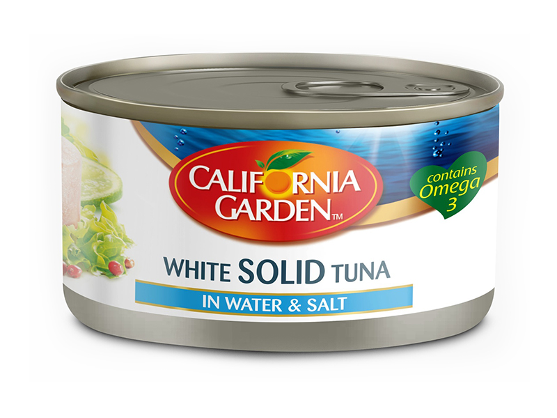 White Solid Tuna in Water & Salt