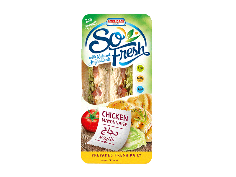 Chicken Mayonnaise Sandwich (White Bread)