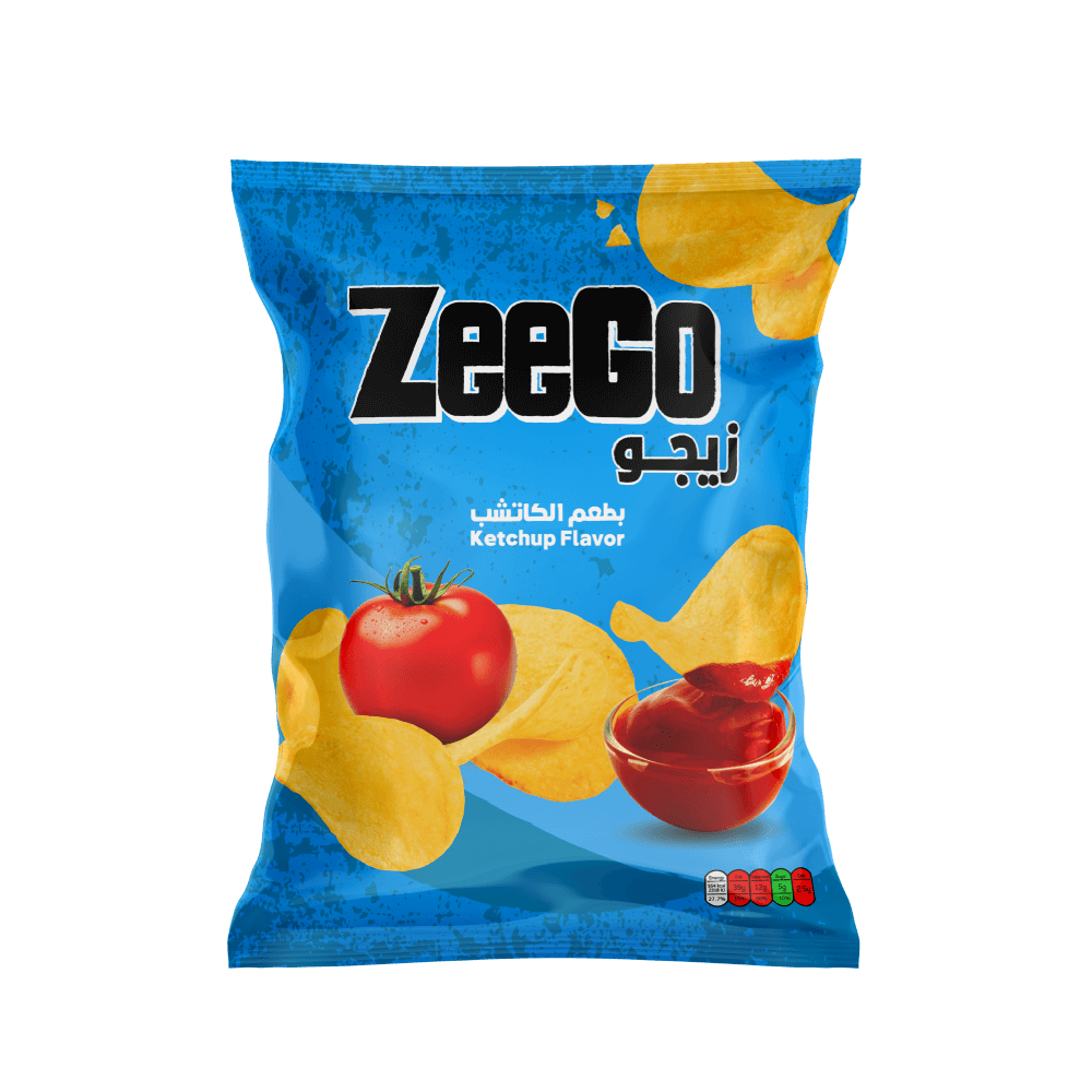 رقائق بطاطس زيجو - كاتشب