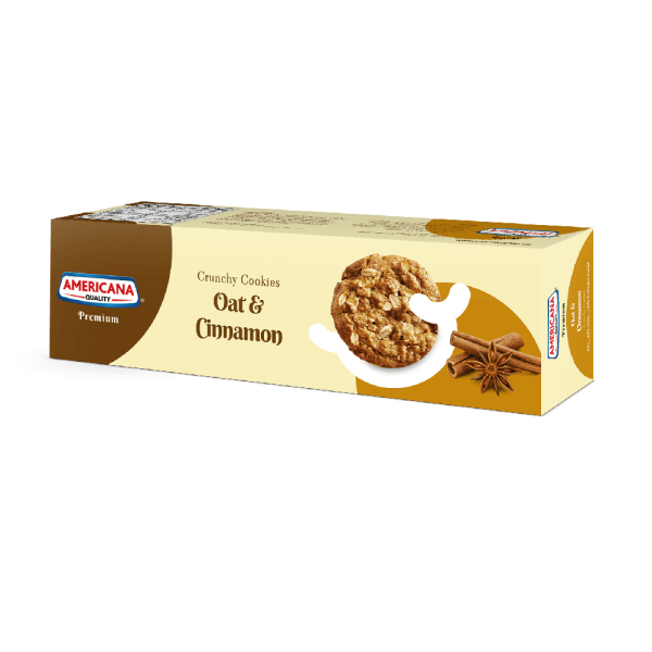 Crunchy Oat Cookies with Cinnamon