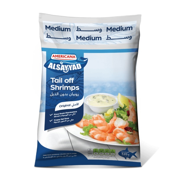 Tail-Off Shrimps - Medium Size