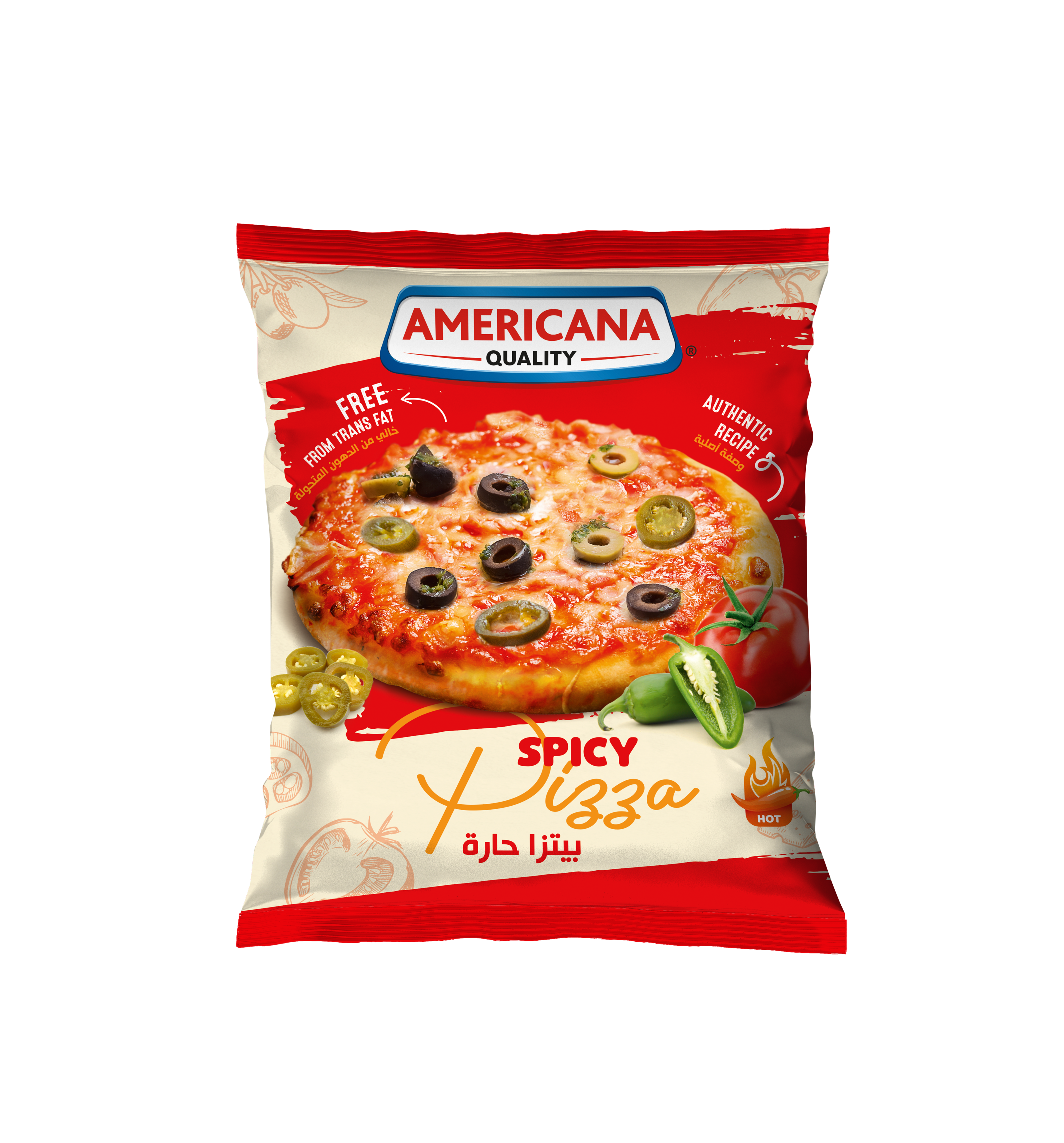 Jalapeno Round Pizza