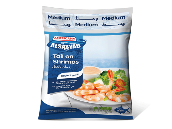 Tail-On Shrimps - Medium Size