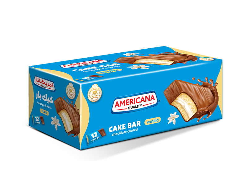 Chocolate Coated Vanilla Cake Bar