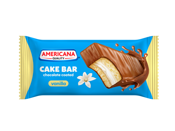Chocolate Coated Vanilla Cake Bar