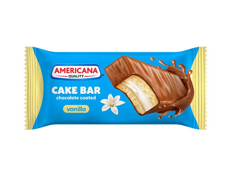 Chocolate Coated Vanilla Cake Bar