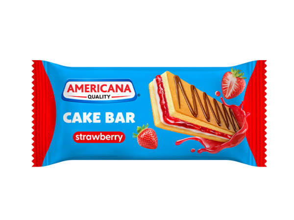 Uncoated Strawberry Cake Bar