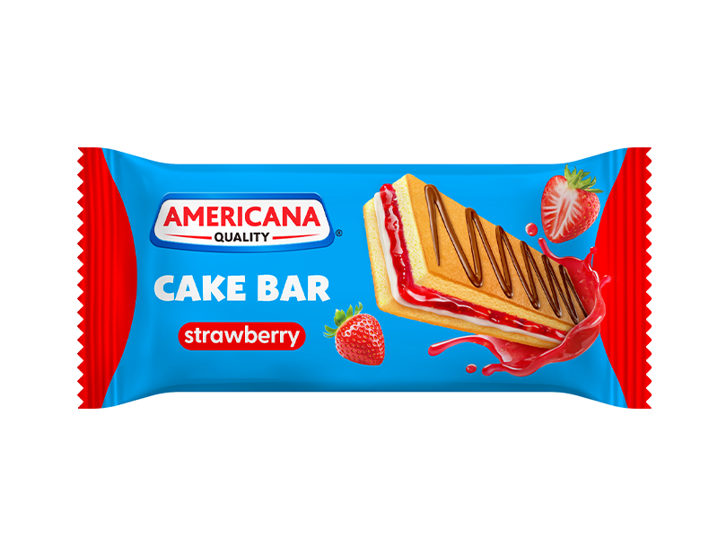 Uncoated Strawberry Cake Bar