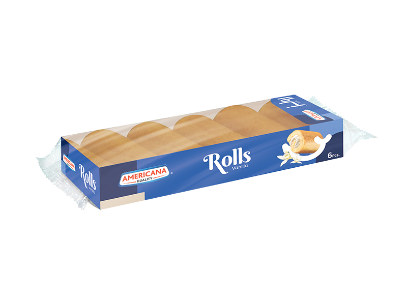 6 pcs Vanilla Swiss Rolls