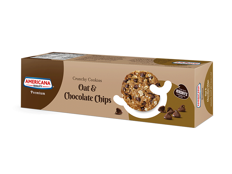 Crunchy Oat Cookies with Hershey's Chocolate Chips