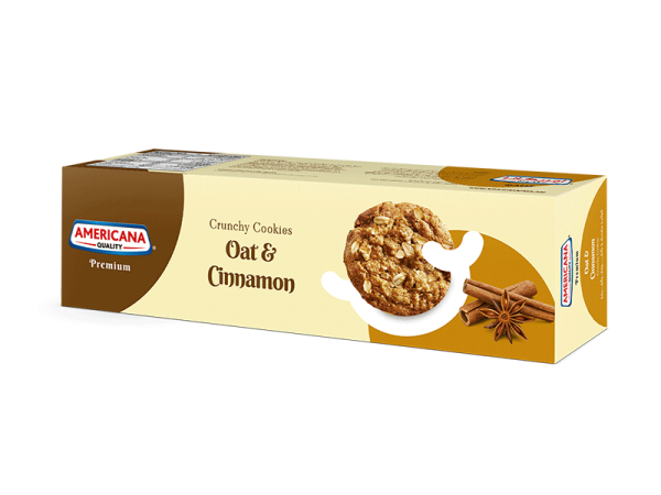 Crunchy Oat Cookies with Cinnamon