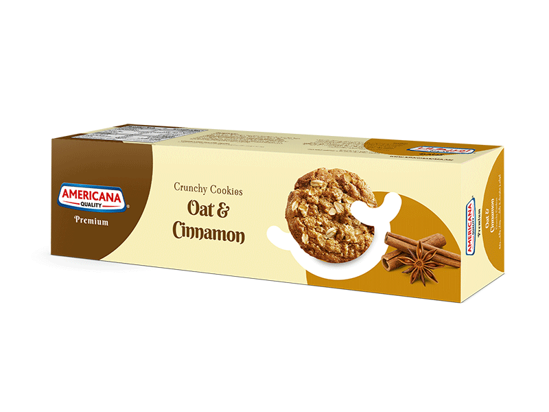 Crunchy Oat Cookies with Cinnamon