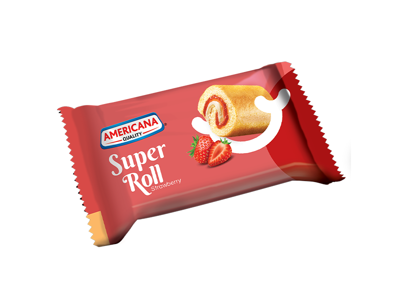 Super Swiss Roll with Strawberry Jam