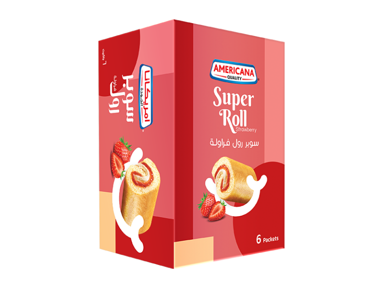 Super Swiss Rolls with Strawberry Jam - Americana Foods