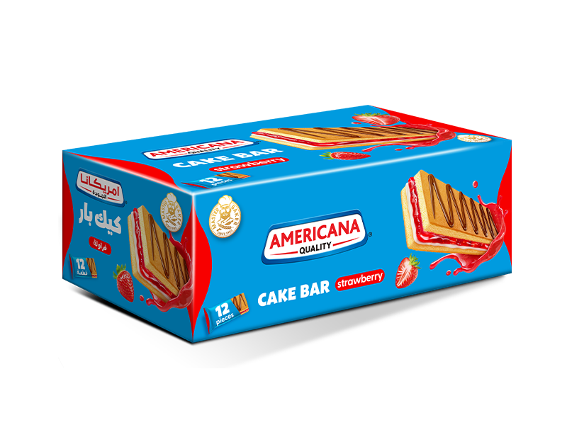 Uncoated Strawberry Cake Bar