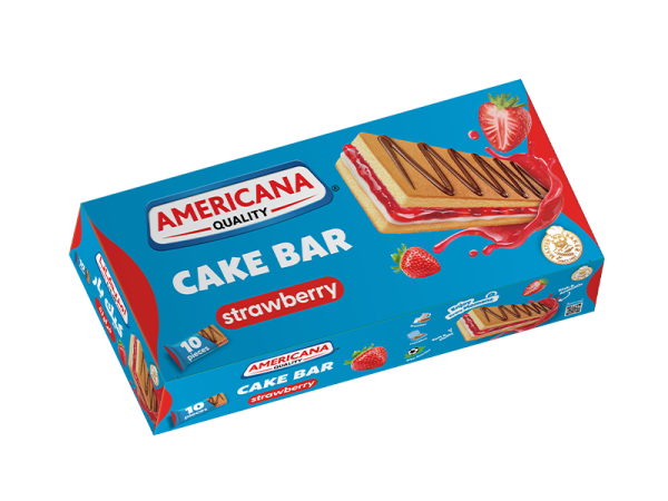 Uncoated Strawberry Cake Bar