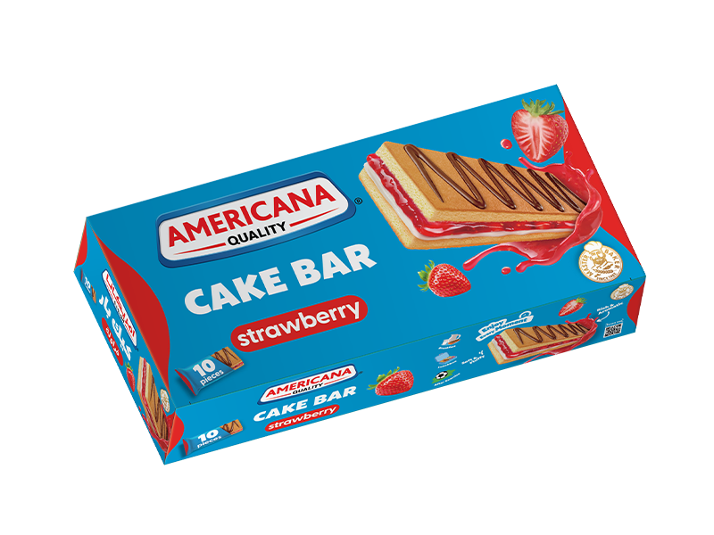 Uncoated Strawberry Cake Bar