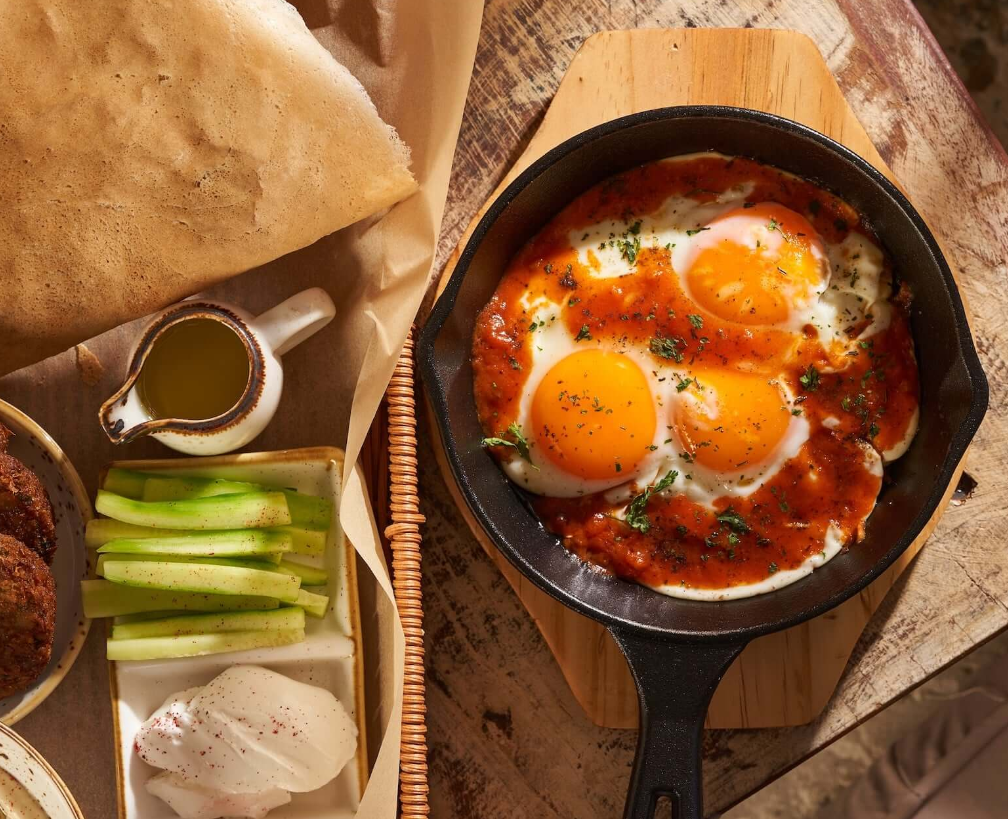 Fava Beans and Egg Tagine